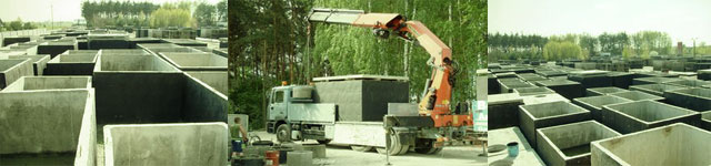 Zbiorniki betonowe w Narolu